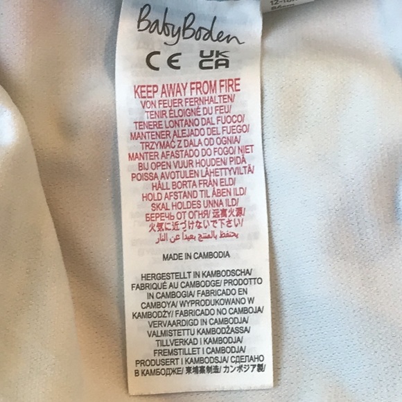 Boden baby ruffles sea creatures design swimsuit bottom Sz 12-18 mths - Picture 8 of 9